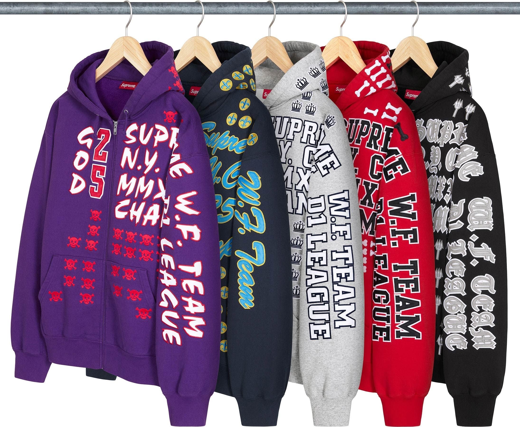 League Champs Zip Up Hooded Sweatshirt